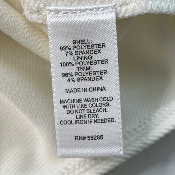 Express White Lace Up Bodysuit Women's S As Seen On Kourtney Kardashian - Picture 4 of 10